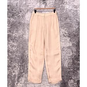 J Crew Pants 4 Womens Tapered Essential Italian Fabric Glossy Twill